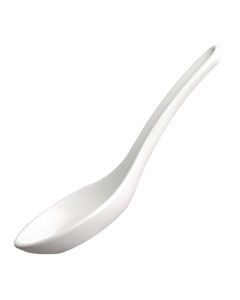 White Melamine Spoon 