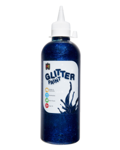 Glitter Paint Blue 500ml 