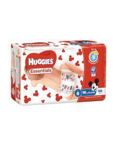Huggies Essentials Nappies Junior No.6  16kg+  ctn 160