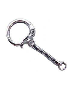 Key Chains Silver Pk 10