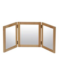 Triple Tabletop Mirror