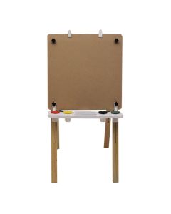 Double Wooden Easel with 2 MDF Boards 60 x 60cm