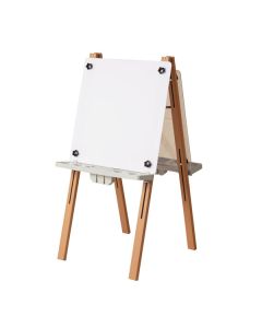Double Wooden Easel with 2 White Boards 60 x 60cm