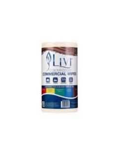Wipes Livi Commercial Heavy Duty Brown 45m Roll