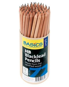 Basic Pencils HB Blacklead Hexagonal Pk72