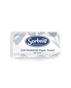 Sorbent 25412 Multifold Paper Towel 1Ply TAD Ctn