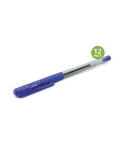 Deli Grip Pen 1mm Blue Box of 12