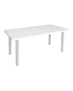 Rectangle Table 1200 x 750mm White Primary Legs 56cm