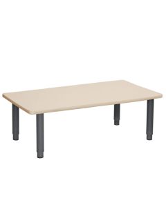 Rectangle Table 1200 x 750mm Birch - Charcoal Legs Toddler 45cm