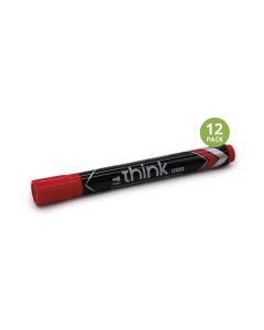 Permanent Marker Bullet Red Box of 12