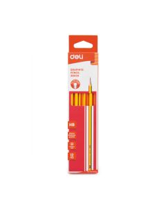 DELI HB Pencil With Erasor Pack of 12