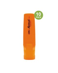DELI Orange Highlighter Pack of 10