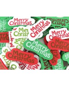 Merry Christmas Foam Stickers Pack of 80