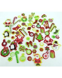 Foam Christmas Stickers Pack of 92