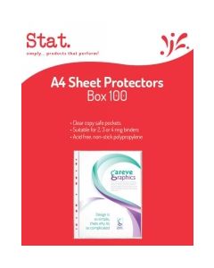 Sheet Protectors A4 For ring binders Pk100