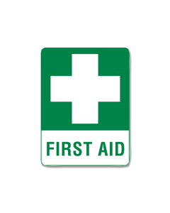First Aid Sign 30 x 22.5 Poly