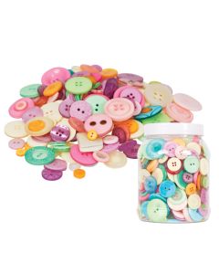 Buttons Bucket Pastel 600g