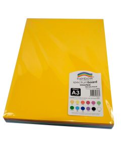 Spectrum Board Assorted 220gsm A3 Pack of 100 
