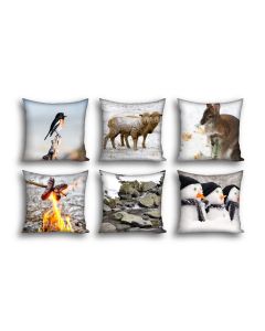 Winter Cushion Covers Only Set of 6