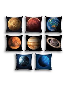 Space Planets Cushions Set of 8 - Inserts Included