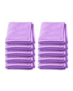 Face Washer Pack of 10 Purple