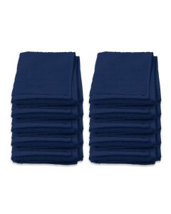 Face Washer Pack of 10  Navy Blue