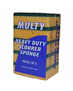 Sponge Scourer H/D Multi Pk 5