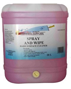 ABC Spray & Wipe Hard Surface Cleaner - 20L