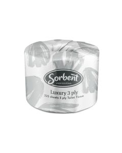 Sorbent Professional Luxury Toilet Paper 3ply 255's Ctn48