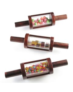 Wooden Treasure Cylinder Rolling Pins Set 2 Pack of 3