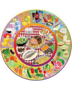 Healthy Eating Circle Puzzle 35pc