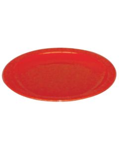 Olympia Kristallon Polycarbonate Plates Red 230mm Pack of 12