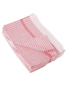 Wonderdry Tea Towel Red Pack of 10