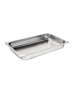 Vogue Stainless Steel Perforated 1/1 Gastronorm Trays 65mm D