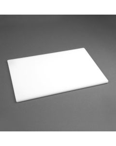 Hygiplas Antibacterial Low Density White Chopping Board