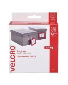 Velcro Hook & Loop 22mm Dots Box 62