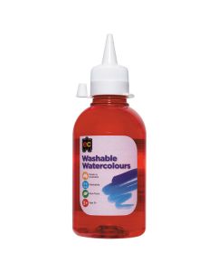 Washable Watercolour 250ml Red