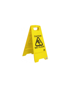 Sign Wet Floor Caution A Frame Yellow