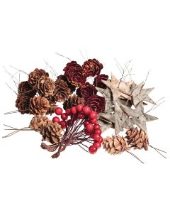 Wreath Decorations Assorted 44pcs