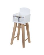 Wooden Role Play Doll High Chair