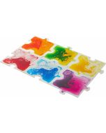 Puzzle Shapes Sensory Liquid Tiles Large Set 6