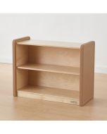 Soft Edge Toddler Shelving Unit Wooden Back 820L x 630H