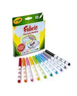 Crayola 10 Fabric Markers Fine Line 