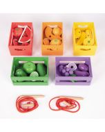 TickiT Wooden Sorting Fruit & Vegetable Crates