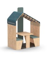 Mindfull Learning Hut Blue Upholstered Seat
