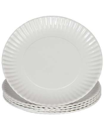 Paper Plates Uncoated 23cm Pk50