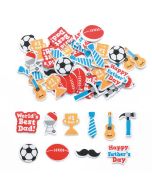 Foam Stickers Father's Day Pack of 80