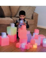 Sensory ICT Glow Construction Blocks Set of 12