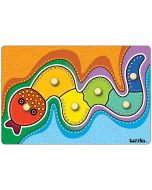Rainbow Serpent Knob Puzzle