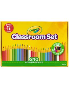 Crayola 240 Coloured Pencil Classroom Set